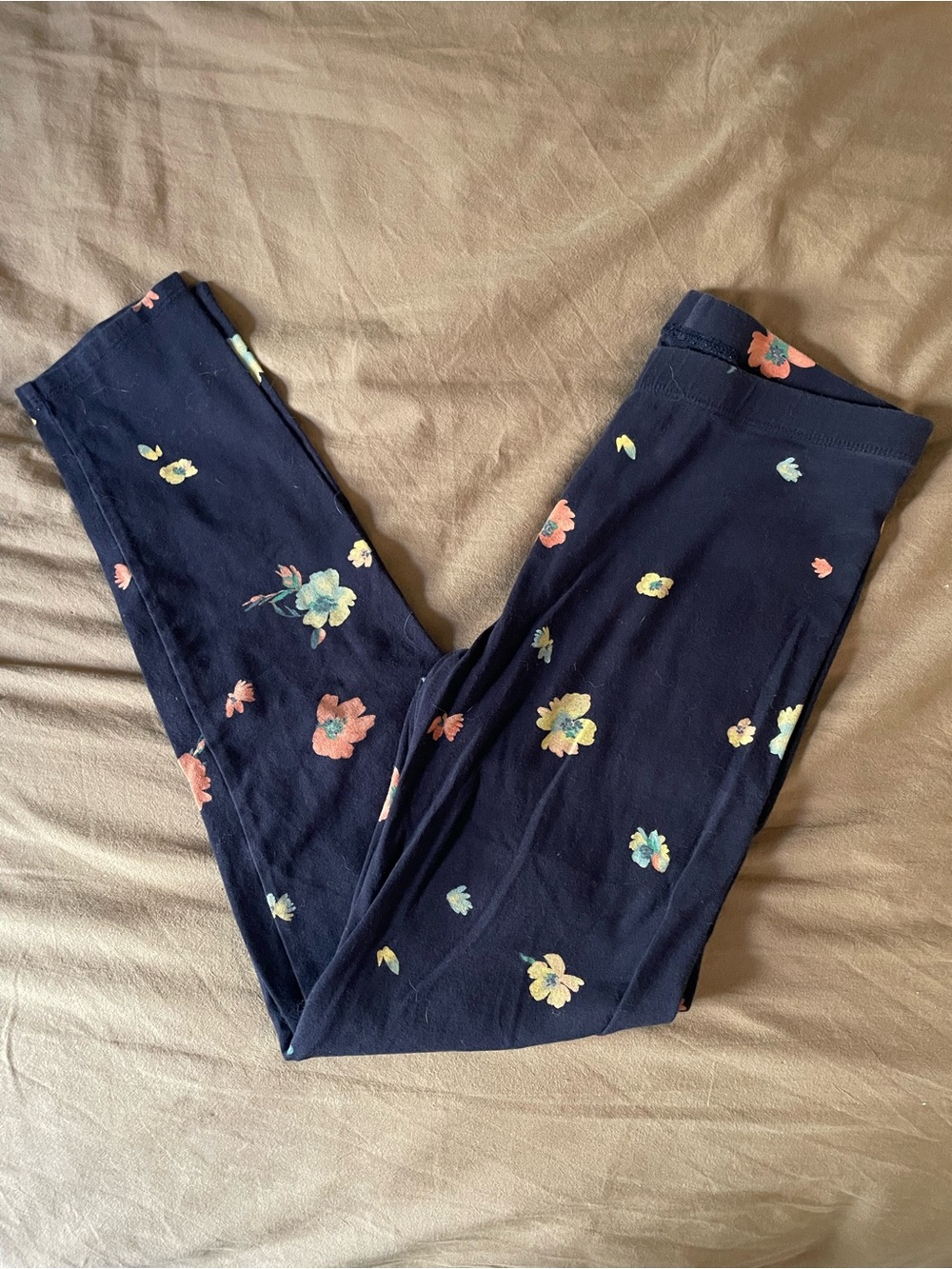 GAP Kids Navy Printed Leggings